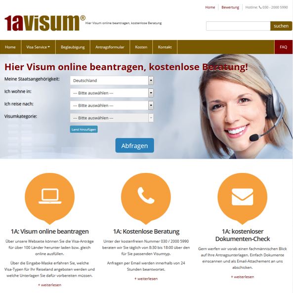 Webseite 1avisum.de