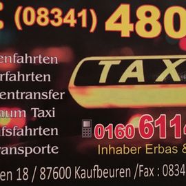 Taxi Erbas in Kaufbeuren