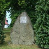 Gedenkstein "100. Jahrestag der Völkerschlacht bei Leipzig" in Görzig in Görzig Gemeinde Rietz-Neuendorf