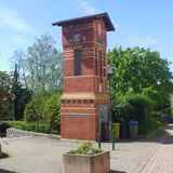 Technisches und städtebauliches Denkmal "Trafoturm Landsberg" in Landsberg in Sachsen Anhalt
