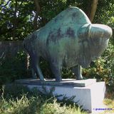Bronze-Skulptur »Bison« von Dietrich Rohde in Berlin