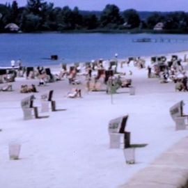 Strandbad Wannsee im August 1945