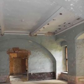 Restaurierungsarbeiten im Schloss (2017)