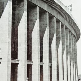 Säulengang des Stadions 1936 bei den Sommerspielen