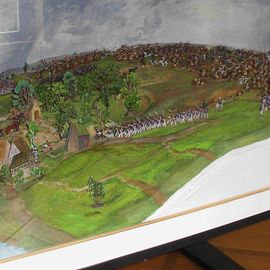 Zinnfigurendiorama der Schlacht an der Katzbach vom 26.8.1813