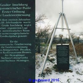 Trigonometrischer Punkt Großer Inselsberg