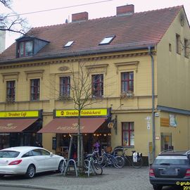Dresdner Café (links) in Berlin-Friedrichshagen