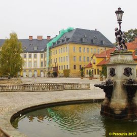 Der -Schöne Brunnen- im Hof von Schloss Heidecksburg 