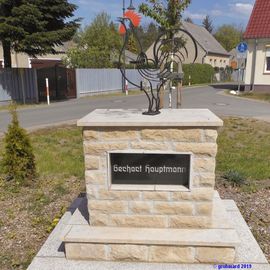 Gerhart-Hauptmann-Denkmal in Kienbaum