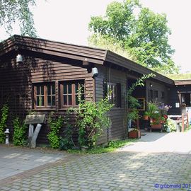 Wildpark Johannismühle bei Baruth: Eingangs- und Gastronomiebereich