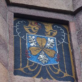 Bismarck'sches Wappen am Bismarckturm Petersberg