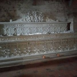 Kenotaph der wettinischen Markgrafen in der Kirche