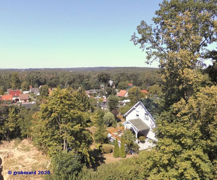 Blick auf Waldsieversdorf und die Märkische Schweiz