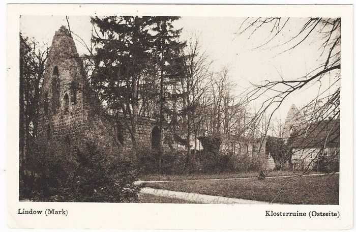 Kloster Lindow - Ansichtskarte von 1932