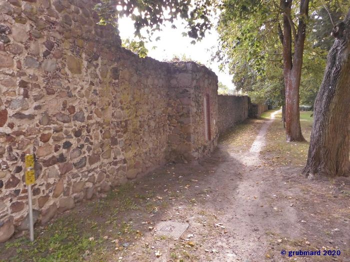 Stadtmauer mit Wehrturmresten am Berliner Torturm