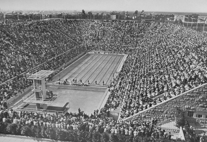 Als Austragungsort der olympischen Schwimmwettbewerbe 1936