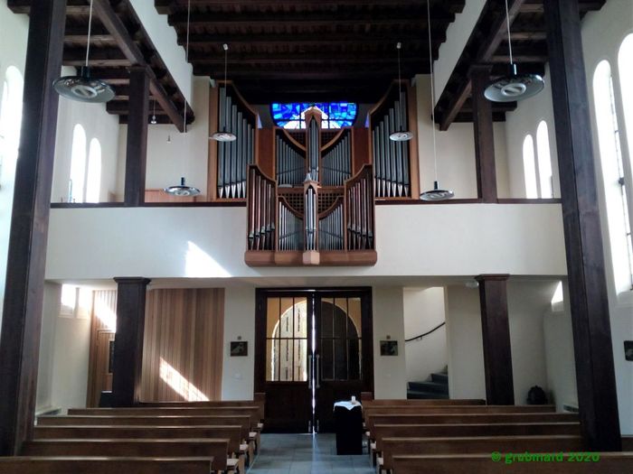 Orgelempore der St. Franziskus-Kirche in Friedrichshagen