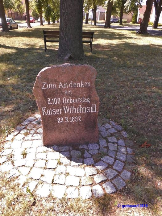 Kaiser Wilhelm I.-Gedenkstein in Groß Schulzendorf