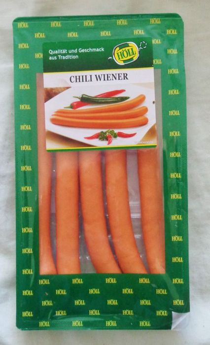 'Chili Wiener' der Handelsmarke 'Höll'