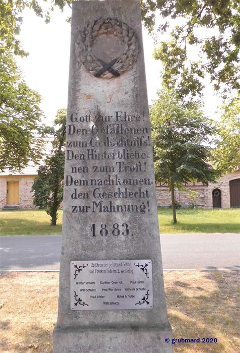 Preußisch-deutsches Kriegerdenkmal Frankenförde