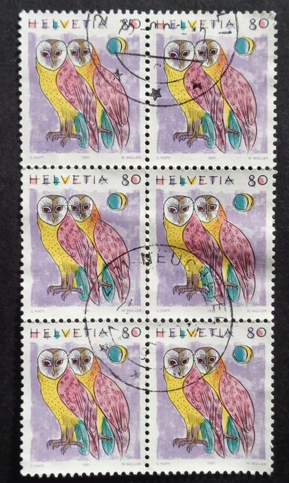 70-Rappen-Briefmarken von 1991