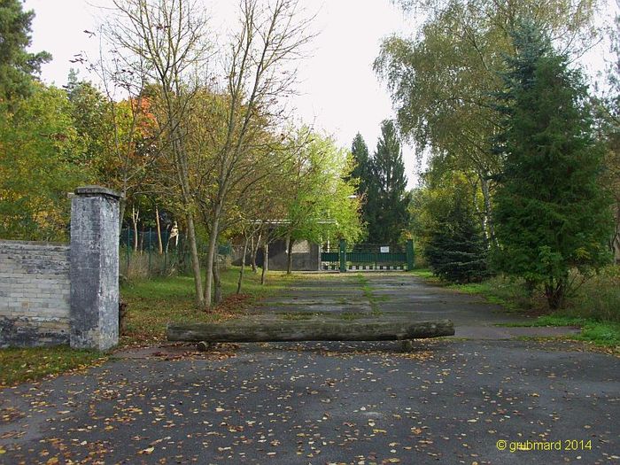 Ehemaliger Kontrollpunkt / Zugang zum Bunkerareal Maybach I & II und Zeppelin in Wünsdorf