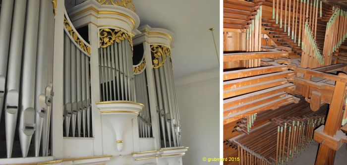 Orgel und Orgelinnenleben