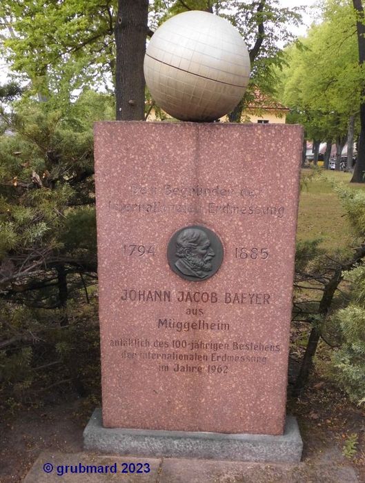Johann Jacob Baeyer-Denkmal Müggelheim