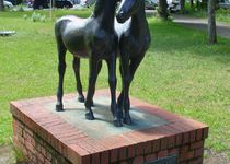 Bild zu Bronze-Skulptur »Junge Pferde«