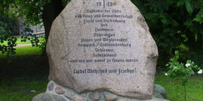 Gedenkstein für die deutschen Opfer von Flucht, Vertreibung und Mord in Anklam