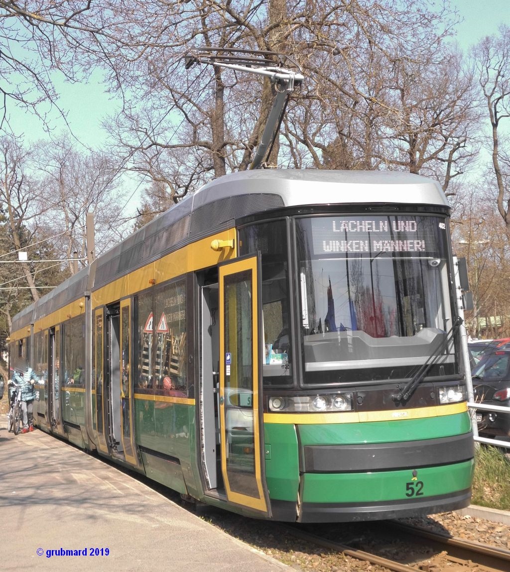 Stra&szlig;enbahnzug Typ ARCTIC von Transtech (Finnland) - April 2019