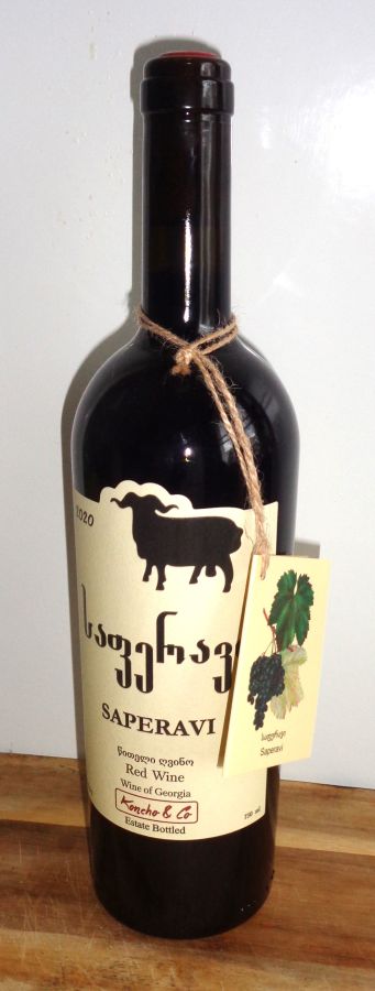 Georgischer Rotwein "Saperavi" von Koncho &amp; Co