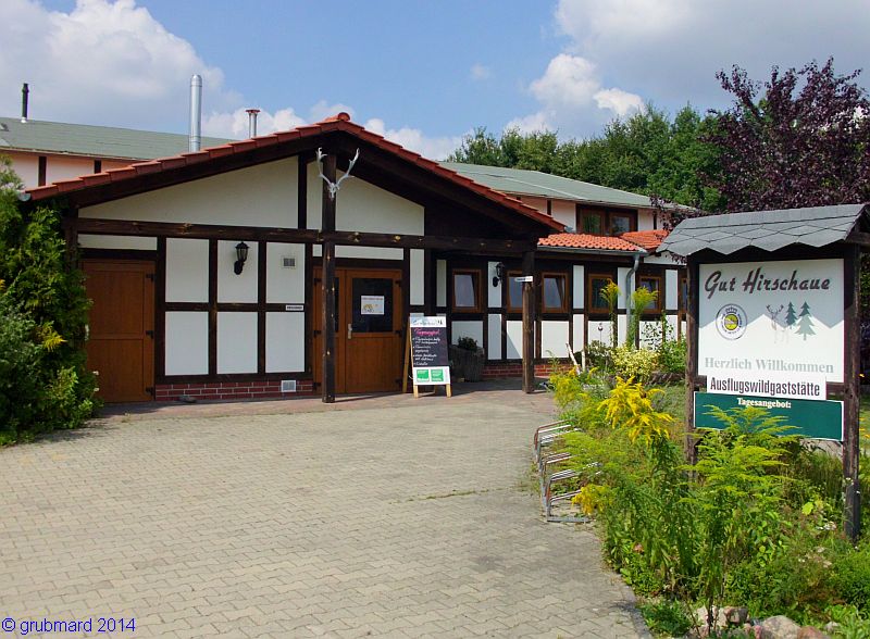 Wildgaststätte Gut Hirschaue in Birkholz (bei Beeskow)