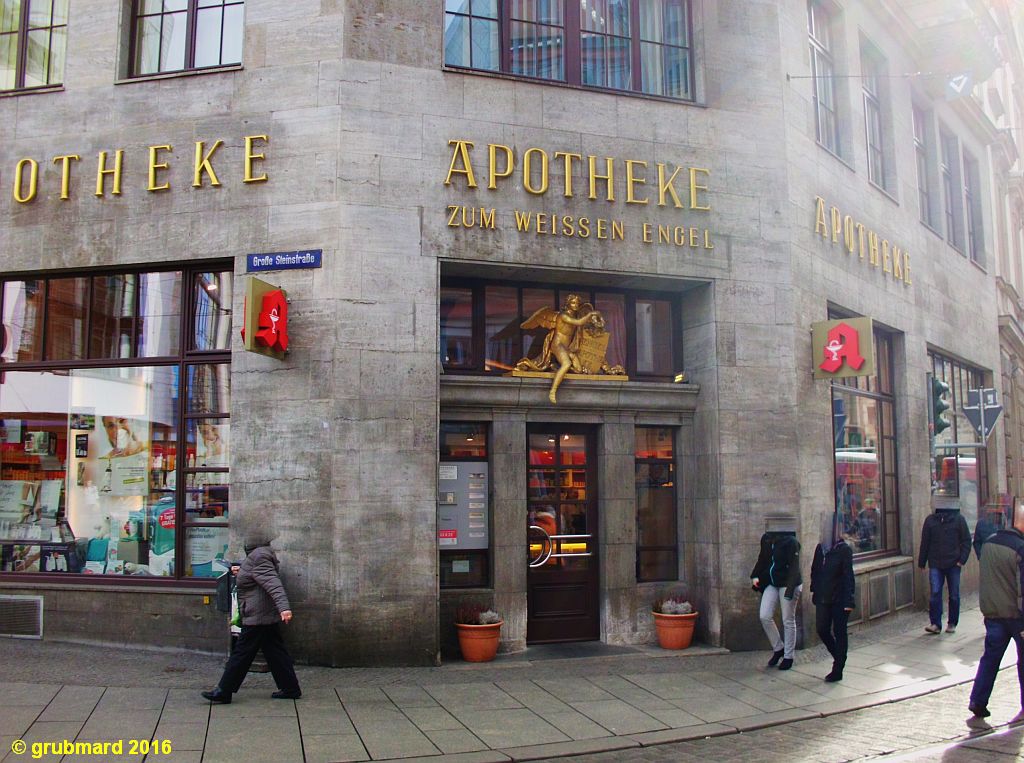 Apotheke zum weißen Engel in Halle/S