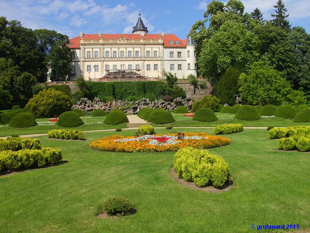 Schloß Wiesenburg - Parkseite