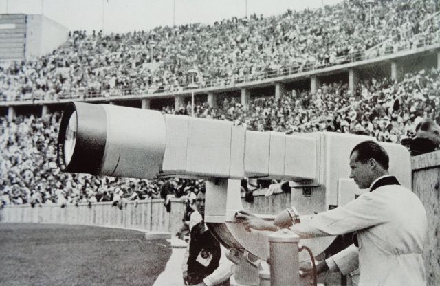 Fernsehen im Olympiastadion bei den Sommerspielen 1936