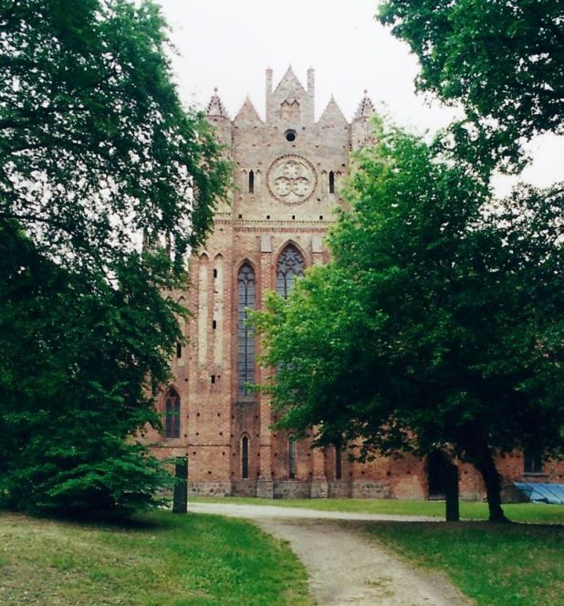 Kloster Chorin - Klosterkirche von Westen (2000)
