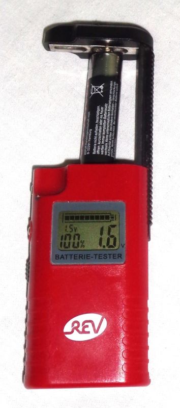 LCD-Batterie-Tester CB-171 der REV Ritter GmbH