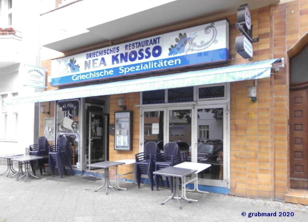 Griechisches Restaurant 'Nea Knosso' in Berlin-Wilmersdorf