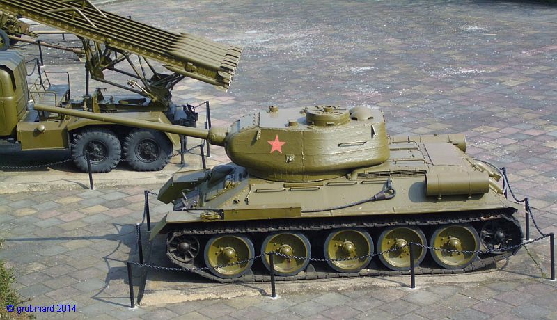 Gedenkstätte Seelower Höhen: Sowjetischer Panzer T34-85
