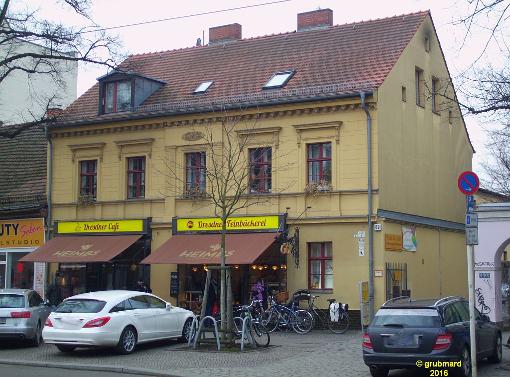 Dresdner Café (links) in Berlin-Friedrichshagen