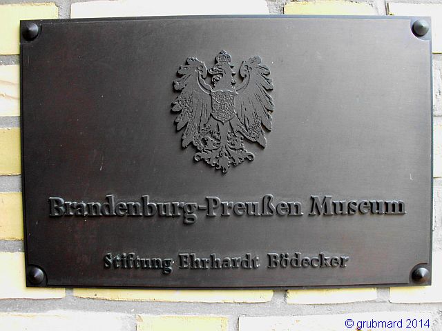 Brandenburg-Preußen Museum Wustrau -Stiftertafel