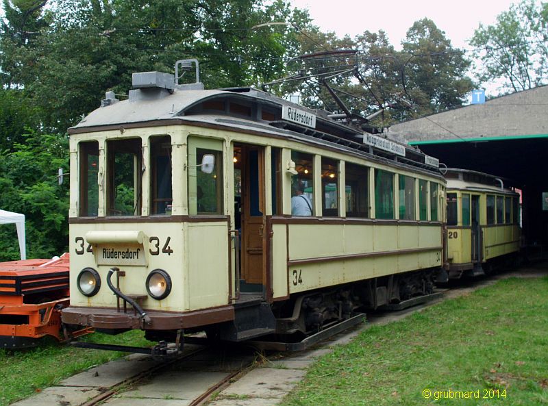 Historischer Zug der SRS: Triebwagen Nr. 34 von 1929, Beiwagen Nr. 20