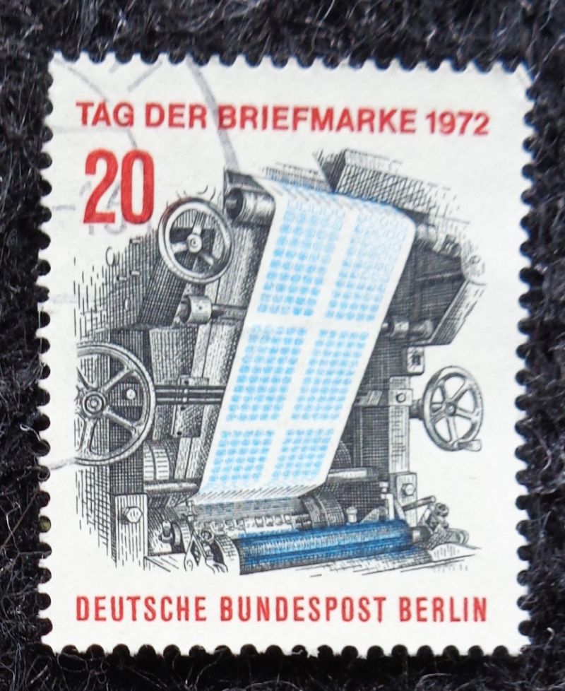 Philatelie: 20-Pfennige-Briefmarke der Deutschen Bundespost Berlin von 1972