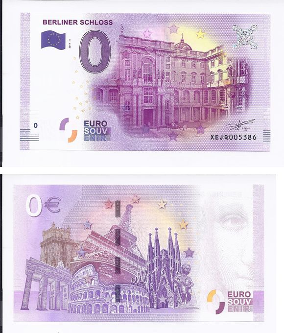 Spenden-Banknote - herausgegeben vom Förderverein - Kosten 3 €uro