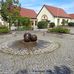 Dorfplatz & Dorfplatzbrunnen Kagel in Kagel Gemeinde Grünheide in der Mark