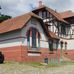 Technisches Denkmal »Eisenbahnhubbrücke Karnin« in Karnin Stadt Usedom