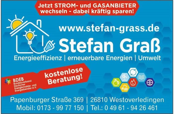 Stefan Graß Energieeffizienz,erneuerbare Energien und Umwelt