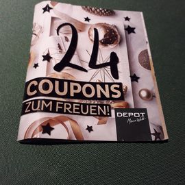 Couponsheft, für jeden Tag - vom 1.12. bis 24.12. ein Coupons