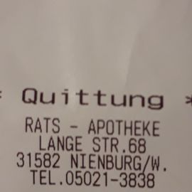 Rats-Apotheke, Inh. Utz-Hilmar Kantner in Nienburg an der Weser